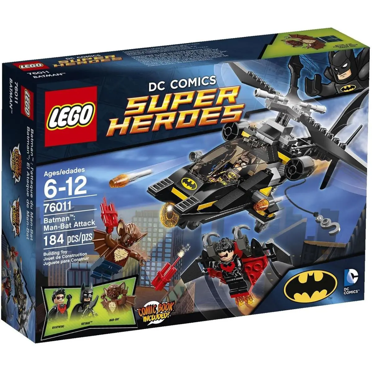 Lego Batman: Man-bat Attack 76011 Super Heroes Minifigure Building Set