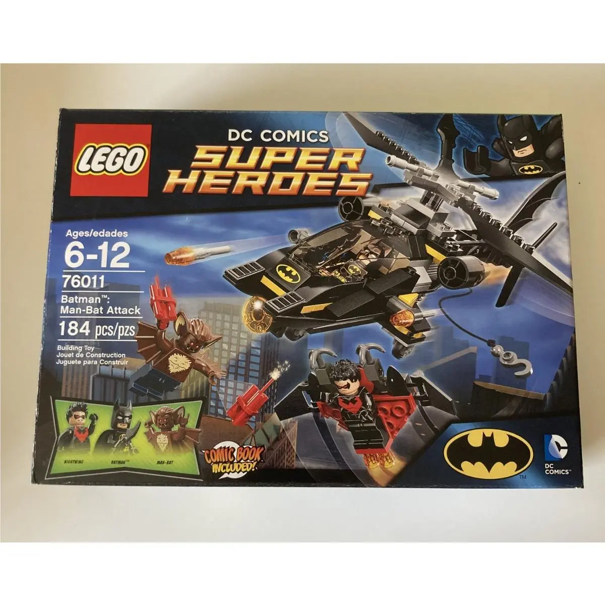 Lego 76011 DC Comics Superheroes Nightwing Batman: Man-bat Attack Set Misb