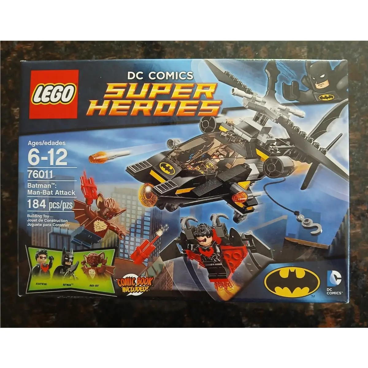 Lego Batman Man-bat Attack 76011 with Nightwing Retired
