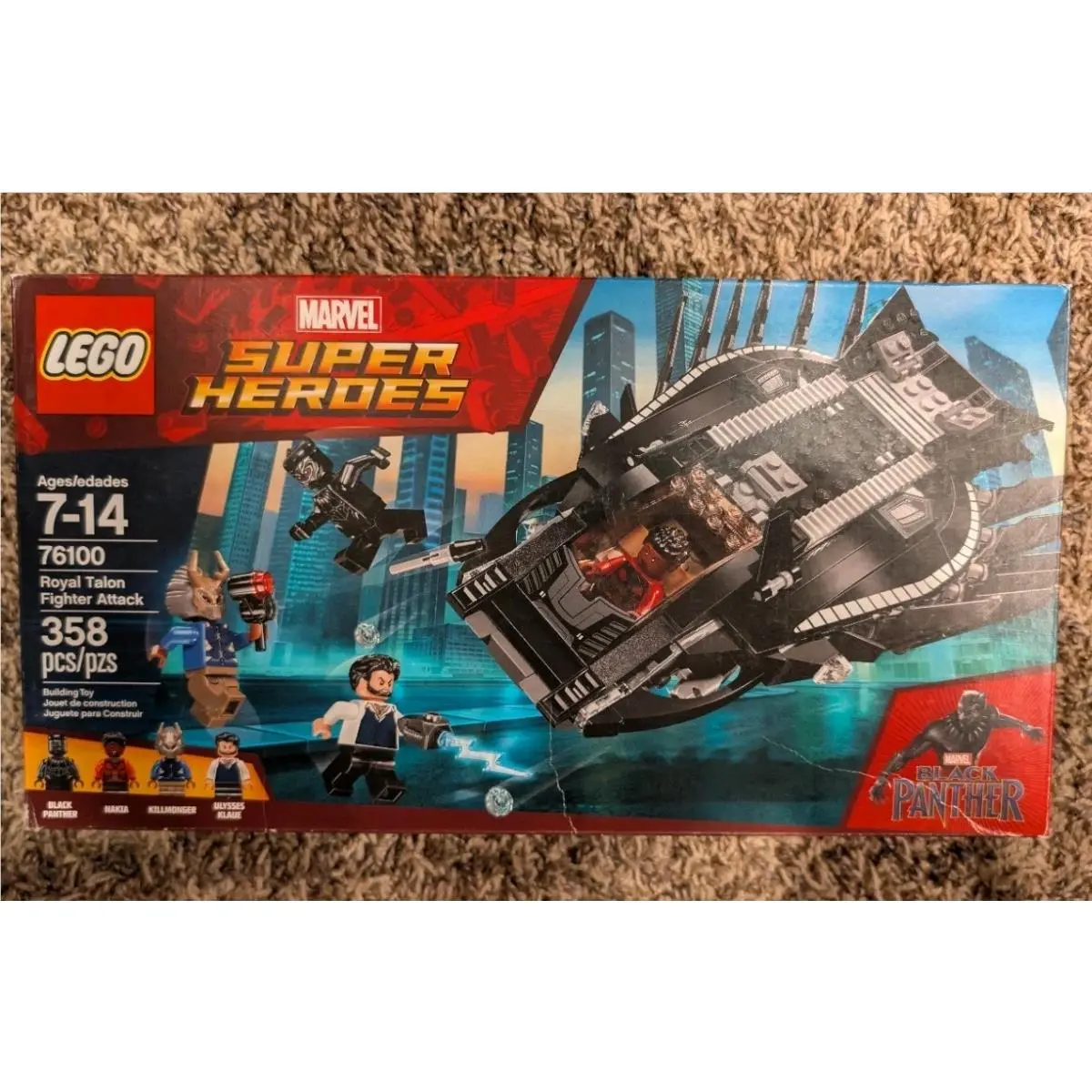 Lego 76100 Marvel: Royal Talon Fighter Attack-retired 2018-NEW