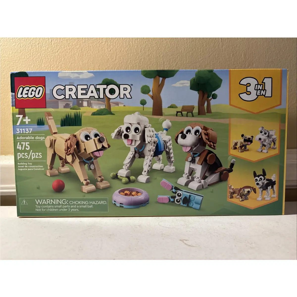 Lego Creator 3 In 1 Adorable Dogs 31137 Building Toy Set Factory Selaed