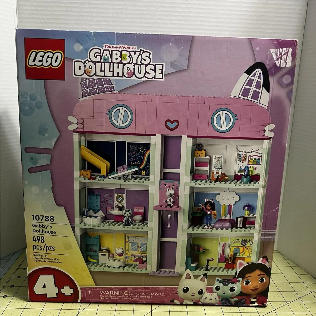 Lego Gabby`s Dollhouse Gabby`s Dollhouse 10788 Building Kit 498 Pcs