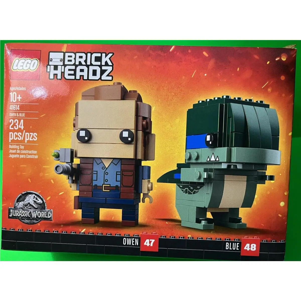 Lego 41614 Brickheadz Jurassic World Owen Blue