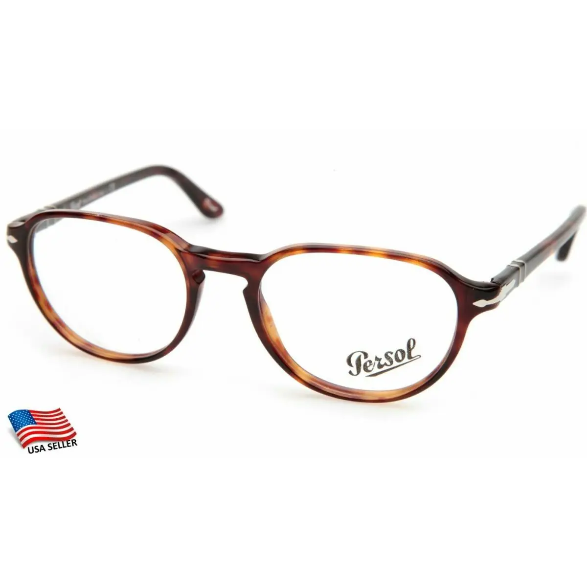 Persol Eyeglasses PO3053-V 24 Black Frames 52MM ST Rx-able