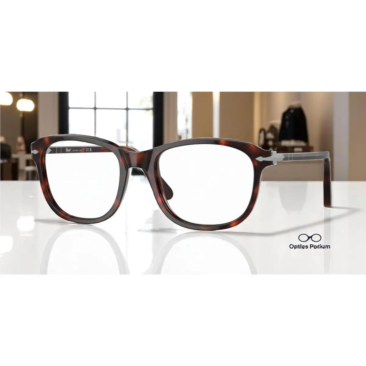 Persol PO1935V 24 Havana Transparent 51 mm Unisex Eyeglasses
