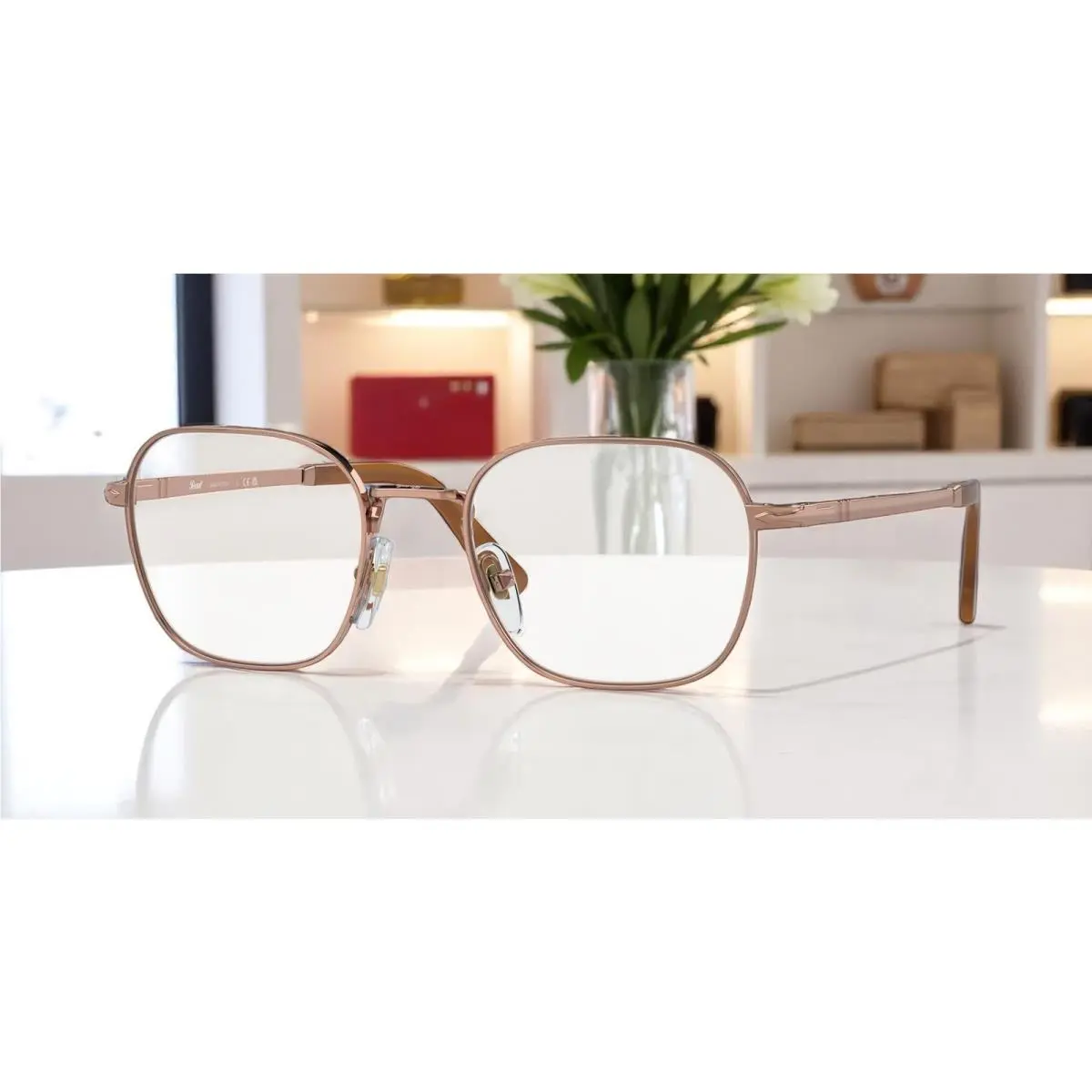Persol PO1010V 1080 Copper Transparent 52 mm Unisex Eyeglasses