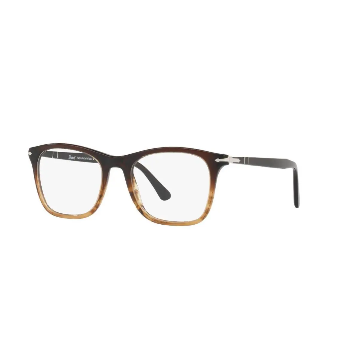 Persol Men Squared Eyeglasses PO3188V 1026 Brown Frame Demo Customisable Lens