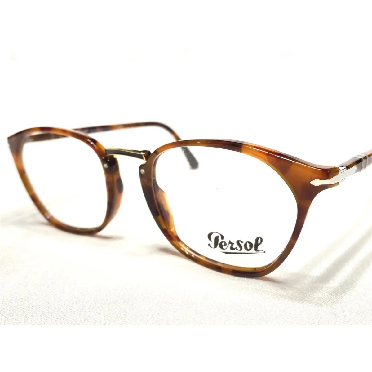 Persol PO3209V 1072 Tortoise Gold Modern Eyeglasses Frames 52/21 145