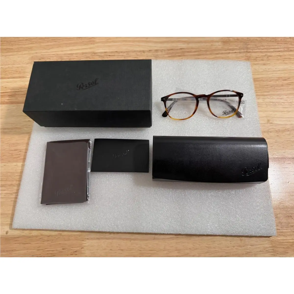 Persol PO3007VM Havana Transparent 50 mm Men`s Eyeglasses