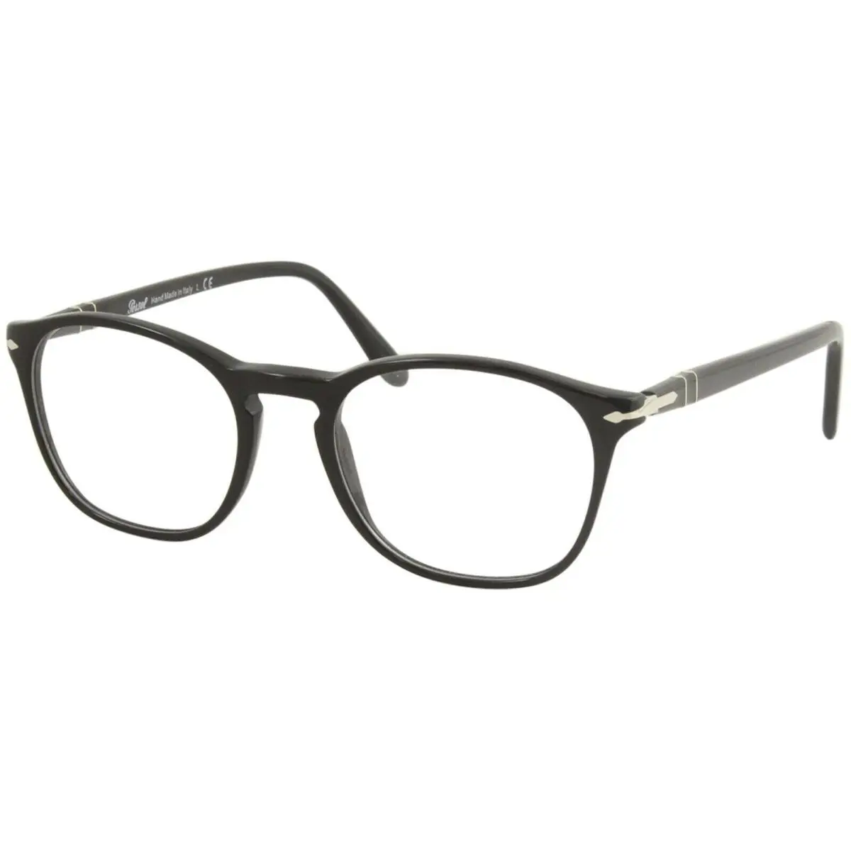 Persol Men`s Eyeglasses PO3007V PO/3007/V 95 Black Full Rim Optical Frame 50mm