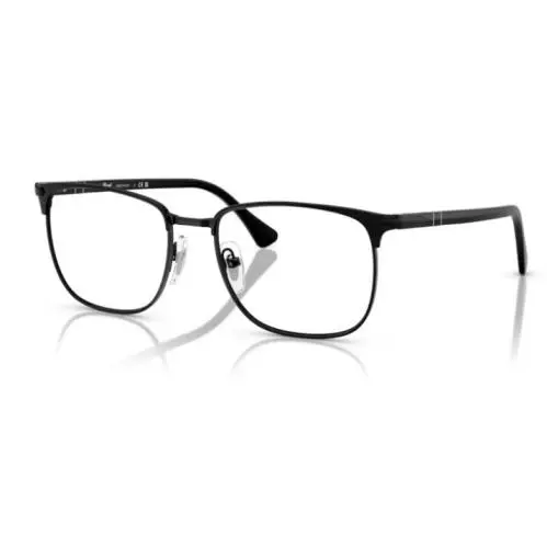 0PO1021V 1078 Black / Clear Square Shape 53mm Unisex Eyeglasses by Persol