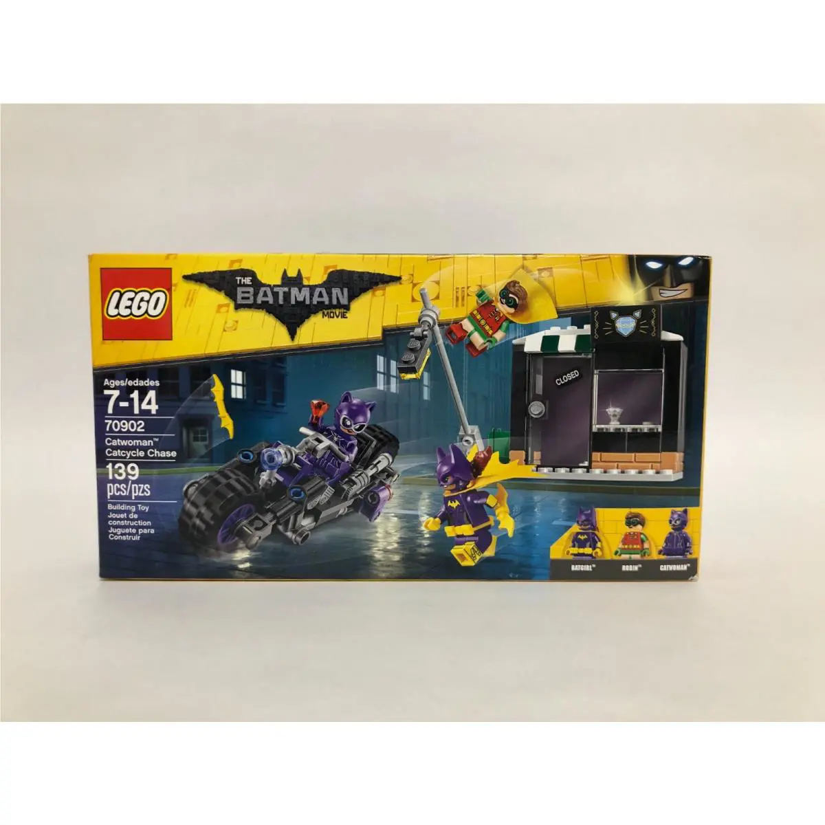 Lego The Batman Movie 70902 Catwoman Catcycle Chase - - - Retired