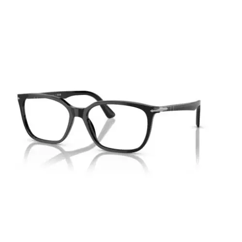 0PO3298V 95 Black Rectangular Men`s Eyeglasses by Persol
