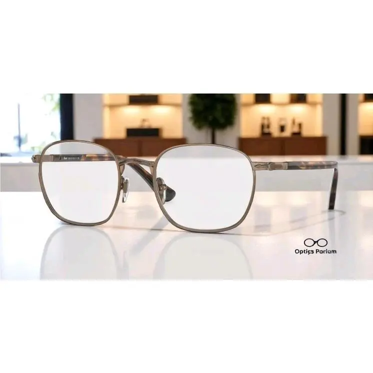 Persol PO2476V 1081 Brown Demo Lens Square 50 mm Men`s Eyeglasses