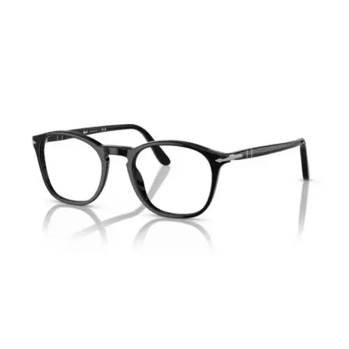 Persol PO3007V 95 52mm Square Eyeglass Frames Black/demo