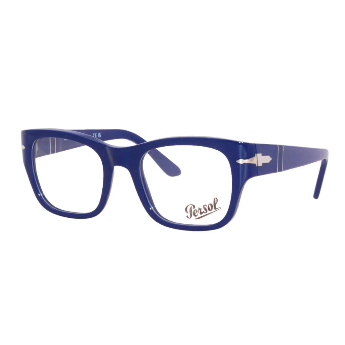 Classic Square Rx-able Persol Eyeglasses 3297-V 1170 50-21 140 Blue Frames