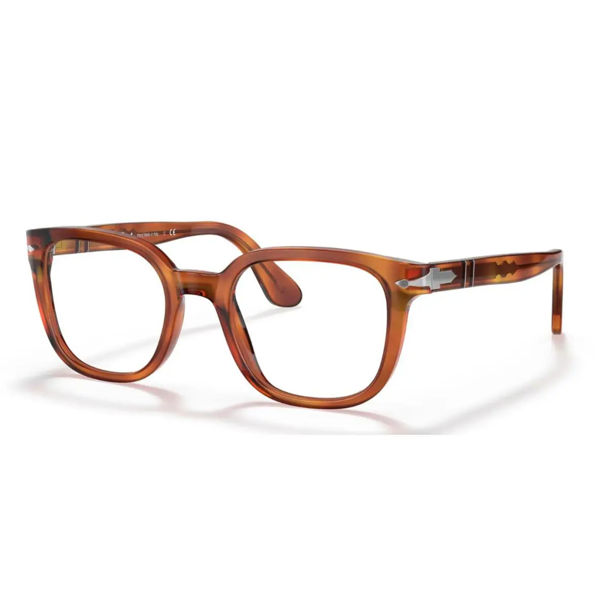 Persol Eyeglasses Men`s Terra Di Siena Square Plastic Frame 48mm PO3263V-96