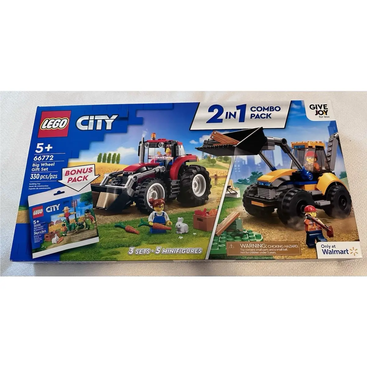 Lego City Big Wheel Gift Set 66772 3 in 1