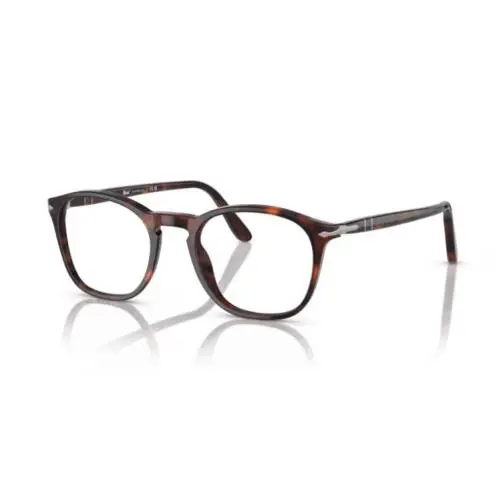 Persol PO3007V 24 50mm Square Eyewear Frames Havana/demo Lens