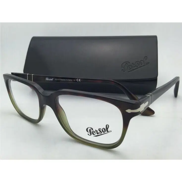 Persol Rx-able Eyeglasses 3094-V 9027 55-18 Tortoise Gradient Green Frames