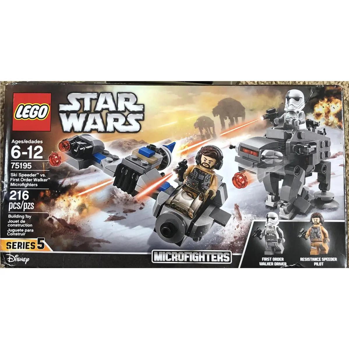 Lego Star Wars 75195 Ski Speeder Vs. First Order Walker Microfighter