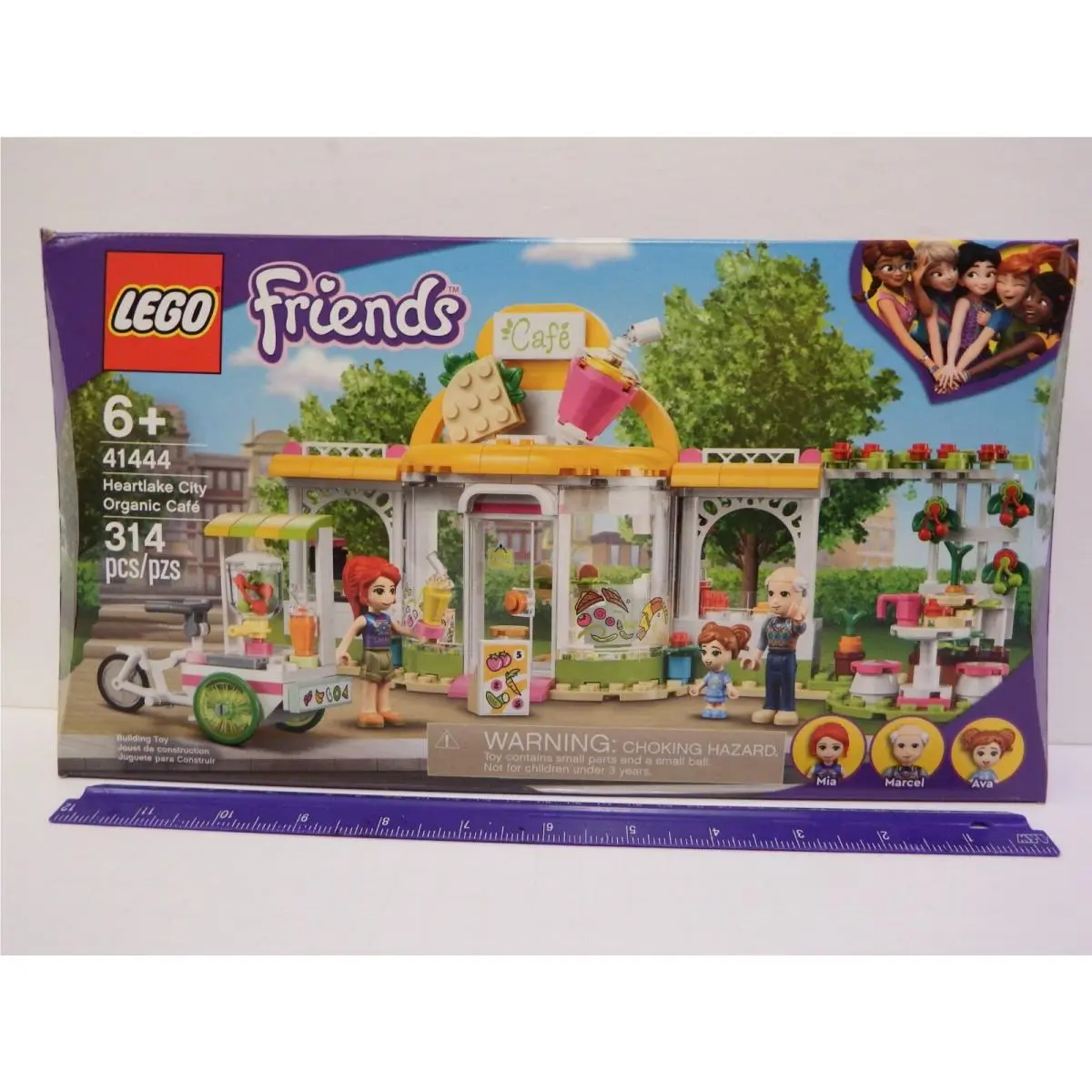 Lego Friends- Heartlake City Organic Cafe - Model 41444 - 314 pc Set - Age 6+