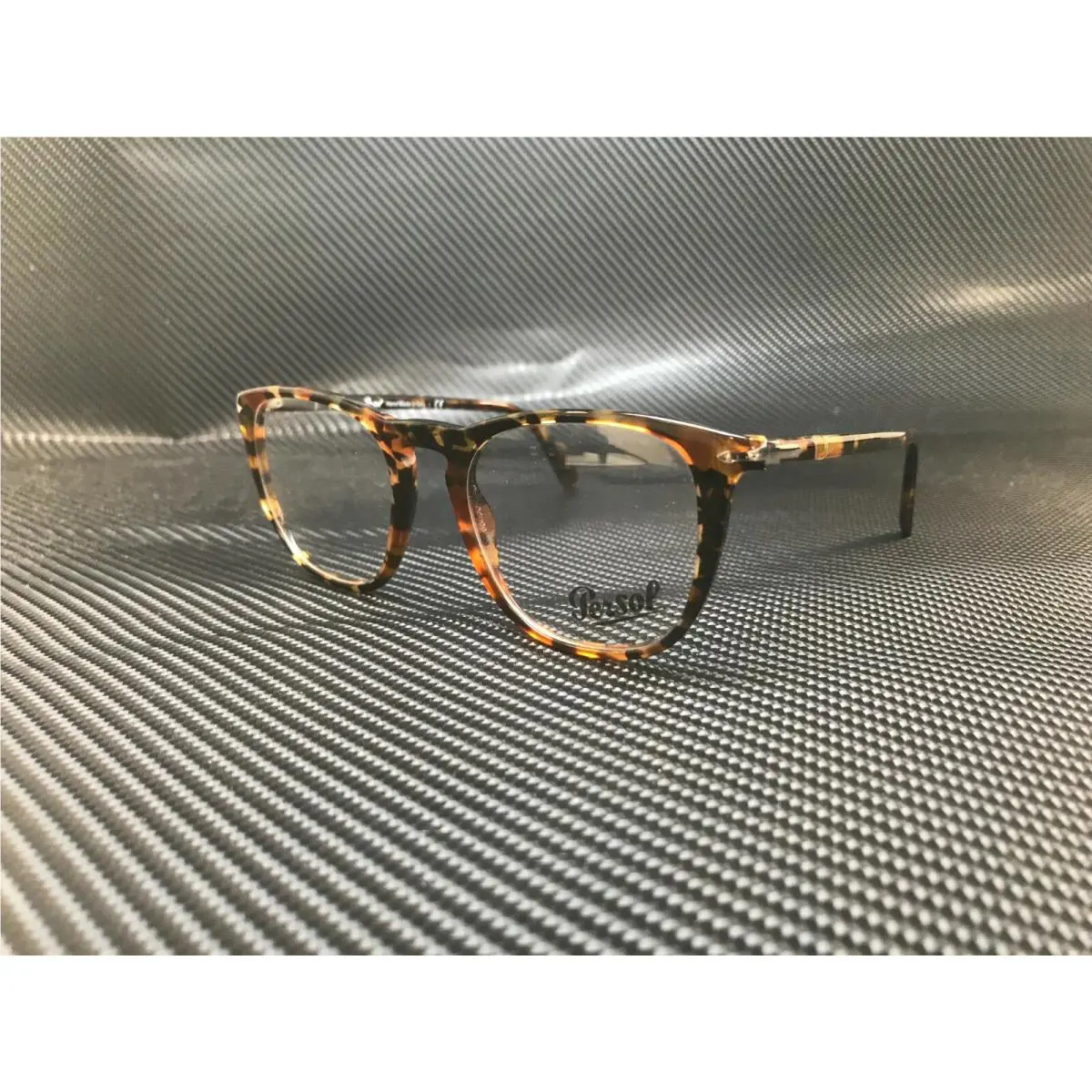 Persol PO3266V 1081 Havana Square Unisex 50 mm Eyeglasses