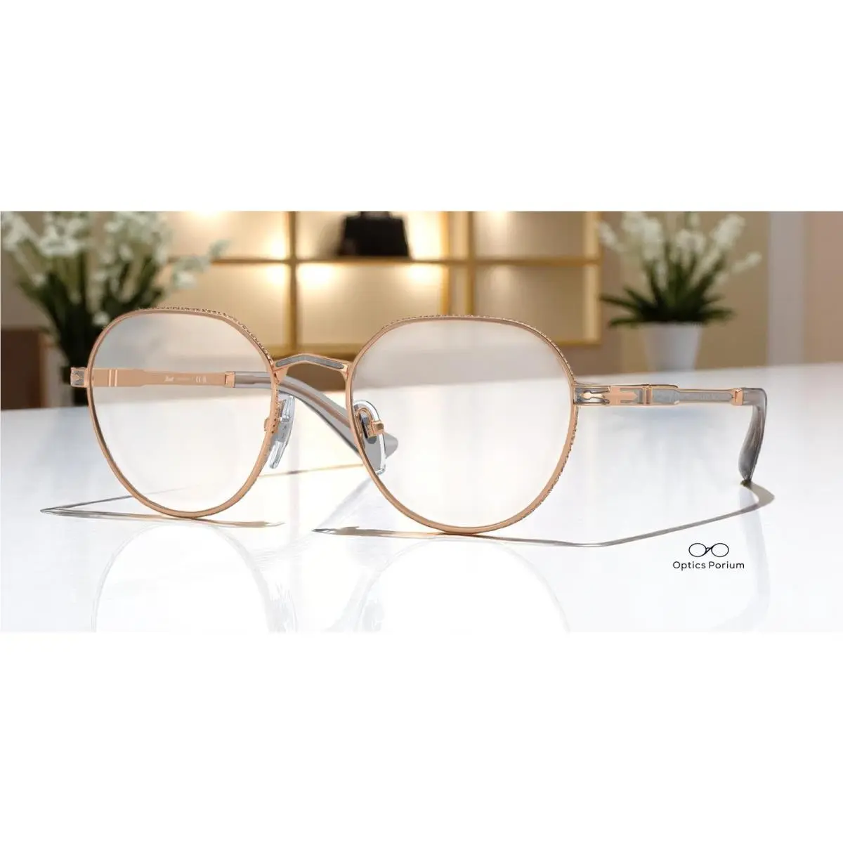 Persol PO2486V 1112 Copper Transparent 51 mm Unisex Eyeglasses