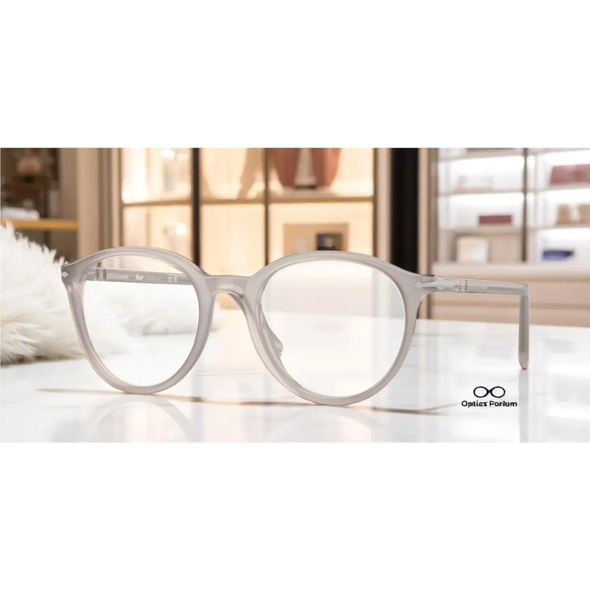 Persol PO3353V 1203 Opal Grey Clear 51 mm Unisex Eyeglasses