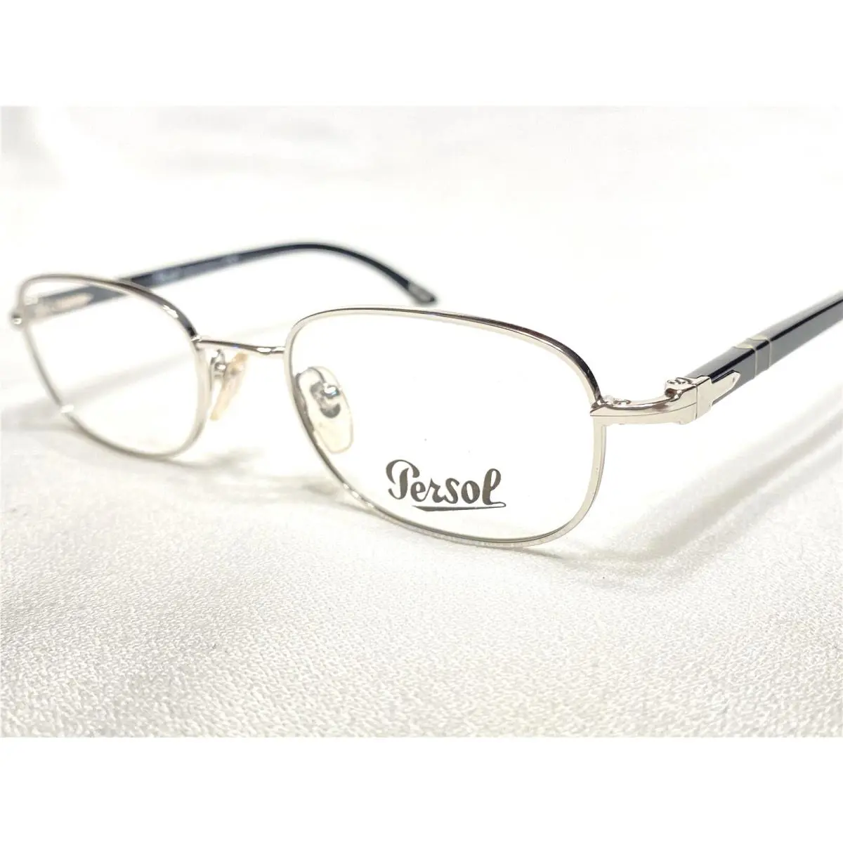 Persol PO2395V 518 Mens Silver Rectangle Oval Eyeglasses Frames 49/18 140