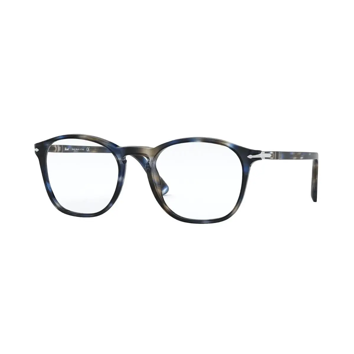 Eyeglasses Men`s PO3007VM 1126 Blue Striped Grey 50mm by Persol