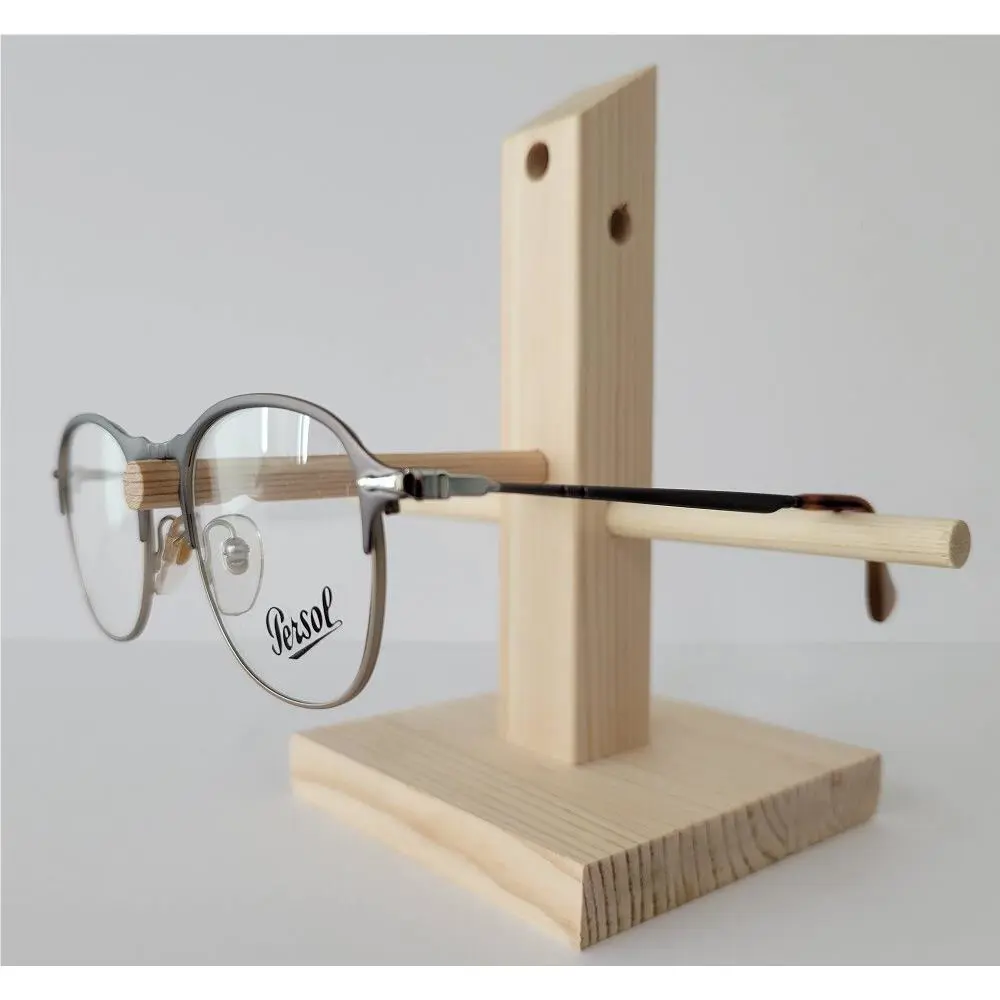 Persol 7007 Eyeglasses Silver Round Frame 1071