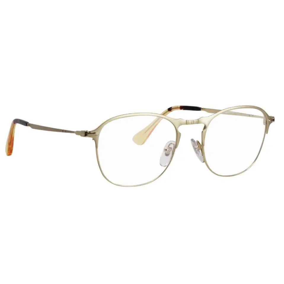 Persol PO7007V 1069 51 Matte Gold/ Gold RX Eyeglasses Optical Frame 51mm