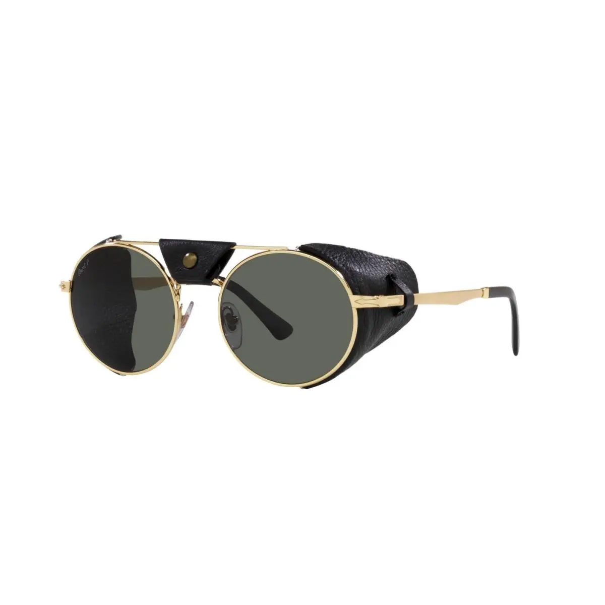 Persol Sunglasses PO2496SZ 114958 52mm Gold / Green Polar Lens