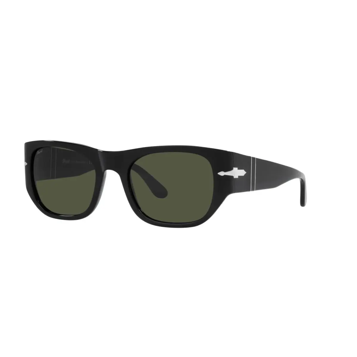 Persol Sunglasses PO3308S 95/31 54mm Black / Green Lens