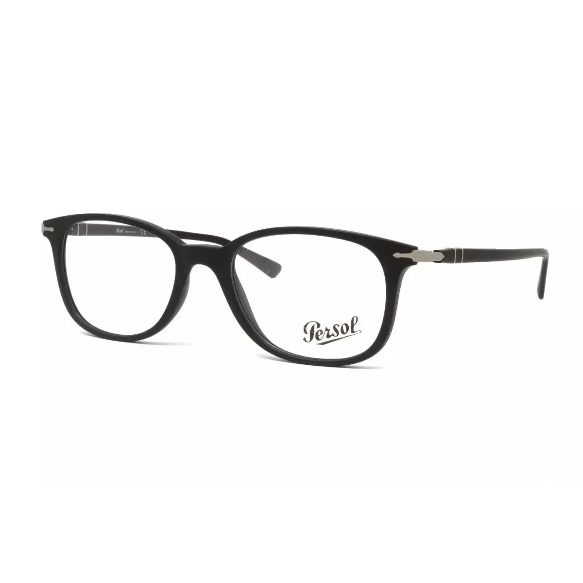 Persol Men`s Eyeglasses PO3183V 1042 Matte Black 52mm Clear Demo Lens