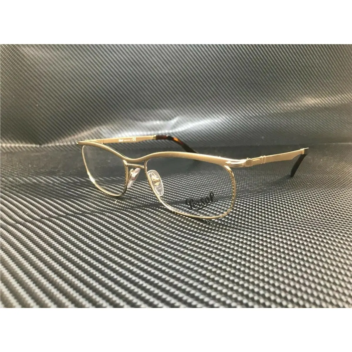 Persol PO2464V 1076 Gold Rectangle Unisex 54 mm Eyeglasses