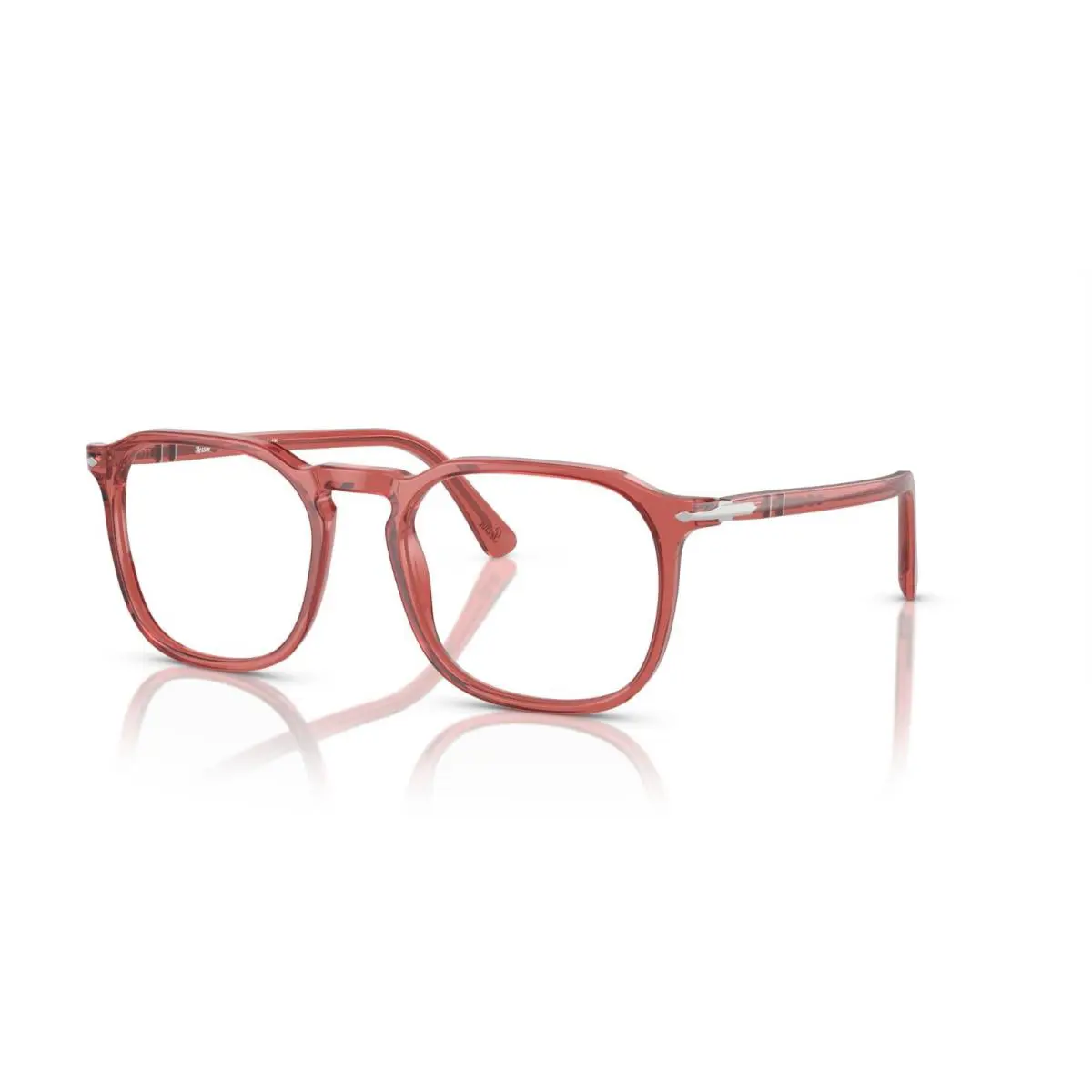 Persol PO 3337V Transparent Red 1198 Eyeglasses