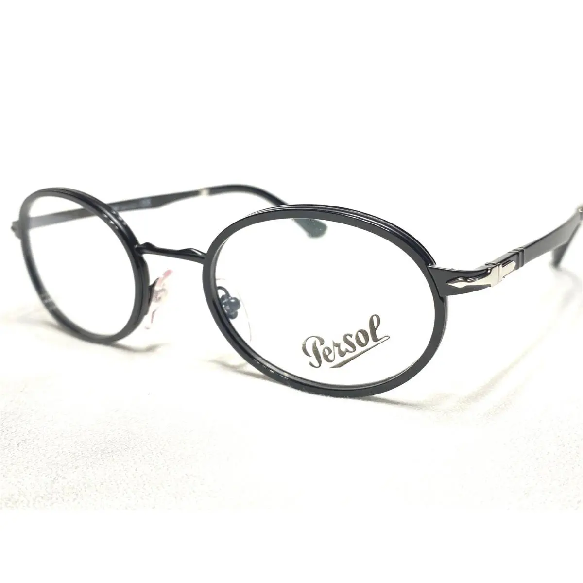 Persol PO2452V 1078 Womens Black Oval Modern Eyeglasses Frames 50/21 145