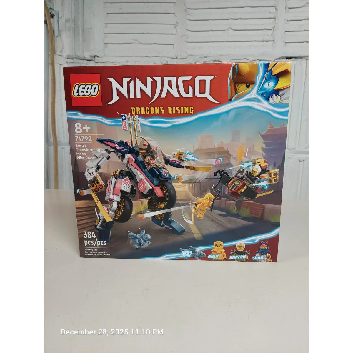 Lego Ninjago 71792 Sora`s Transforming Mech Bike Racer