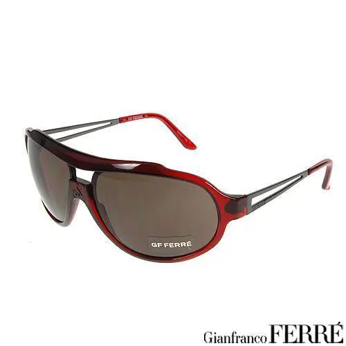 FF57205 Aviator Style Sunglasses Plastic Metal Frame Italy by Gianfranco Ferre