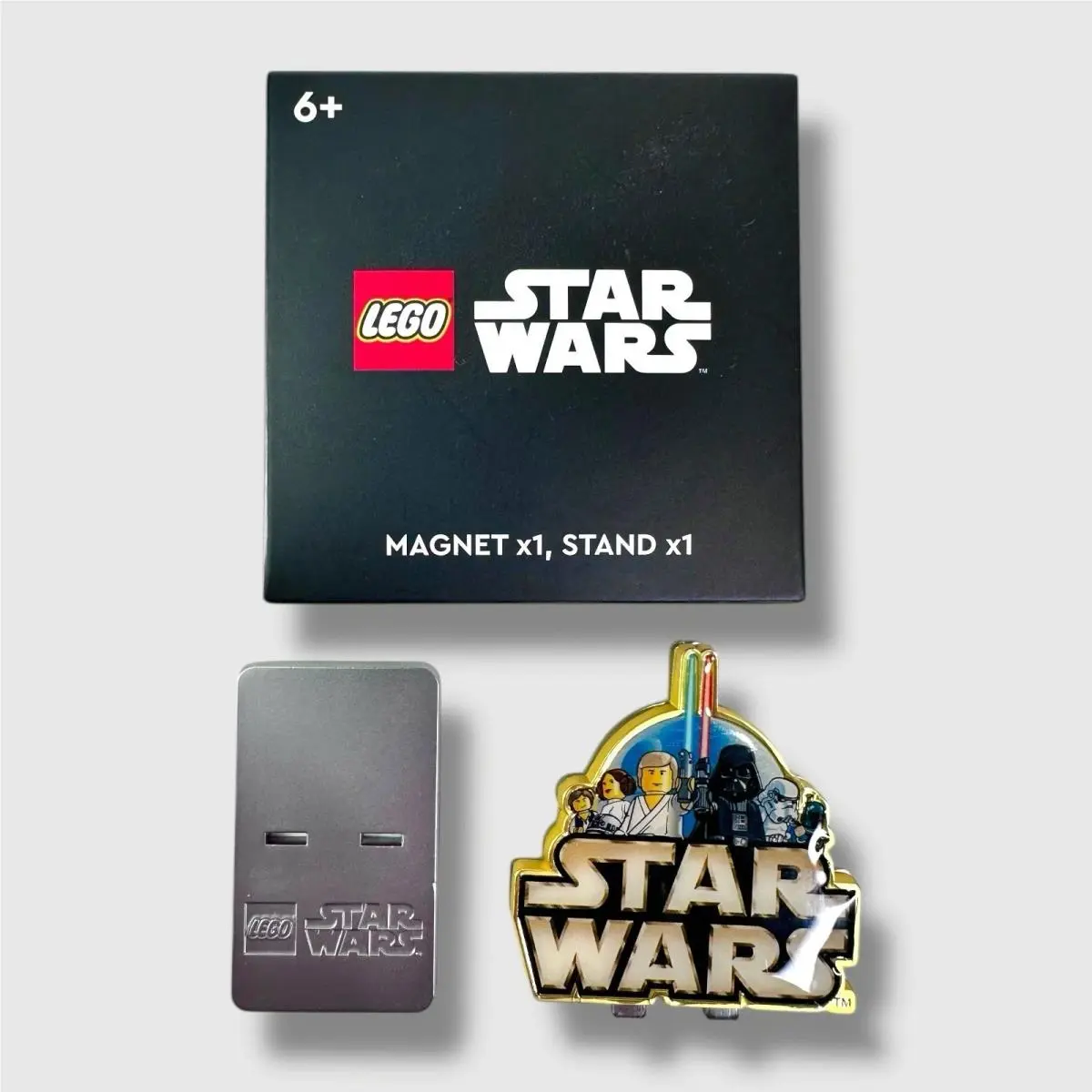 Retired Lego Insider Reward 5008948 Star Wars Logo Magnet with Metal Stand