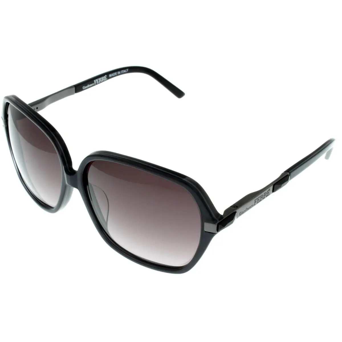 Sunglasses Women Violet Blue Swarovski Rectangular GF910 02 by Gianfranco Ferre