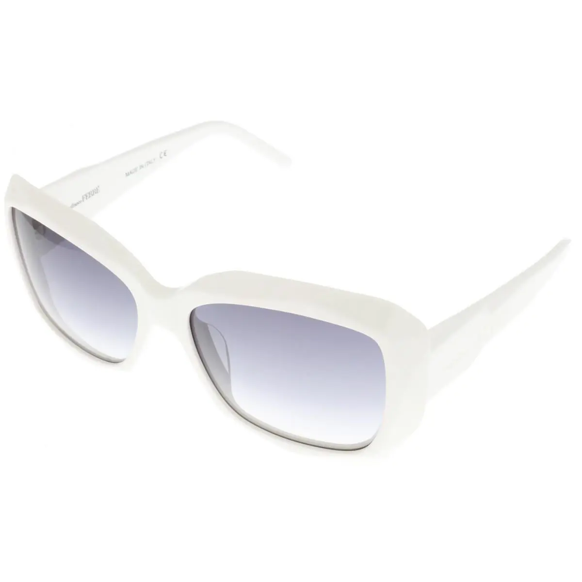 Sunglasses Women White Ivory Rectangular GF928 04 by Gianfranco Ferre