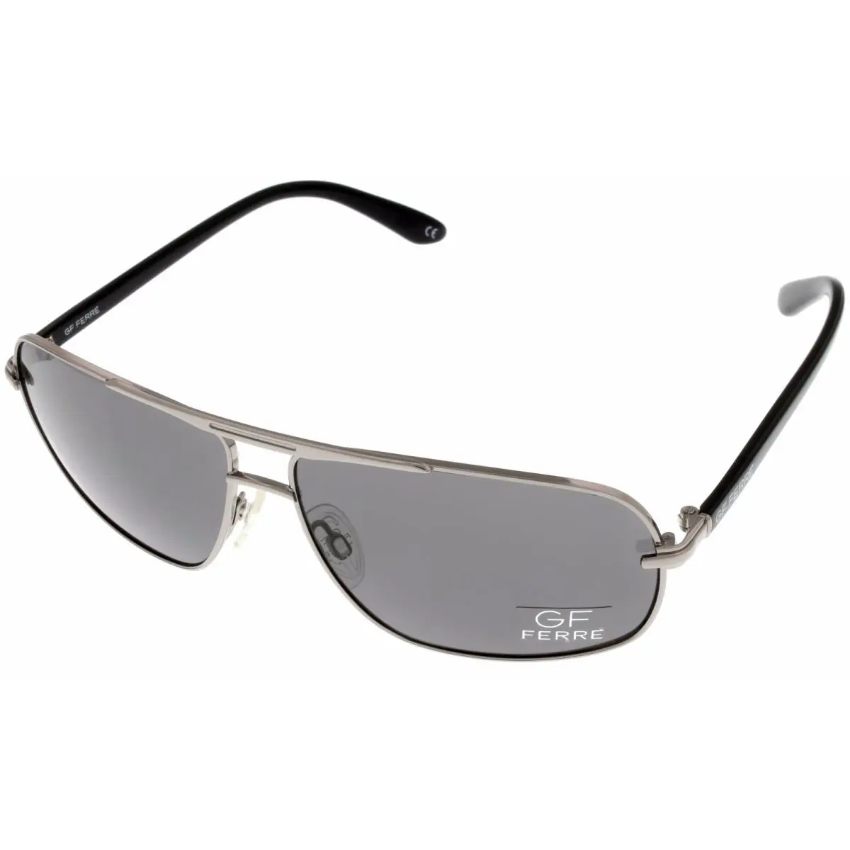 Sunglasses Unisex Aviator Black Gray FFO728 03 Pilot by Gianfranco Ferre