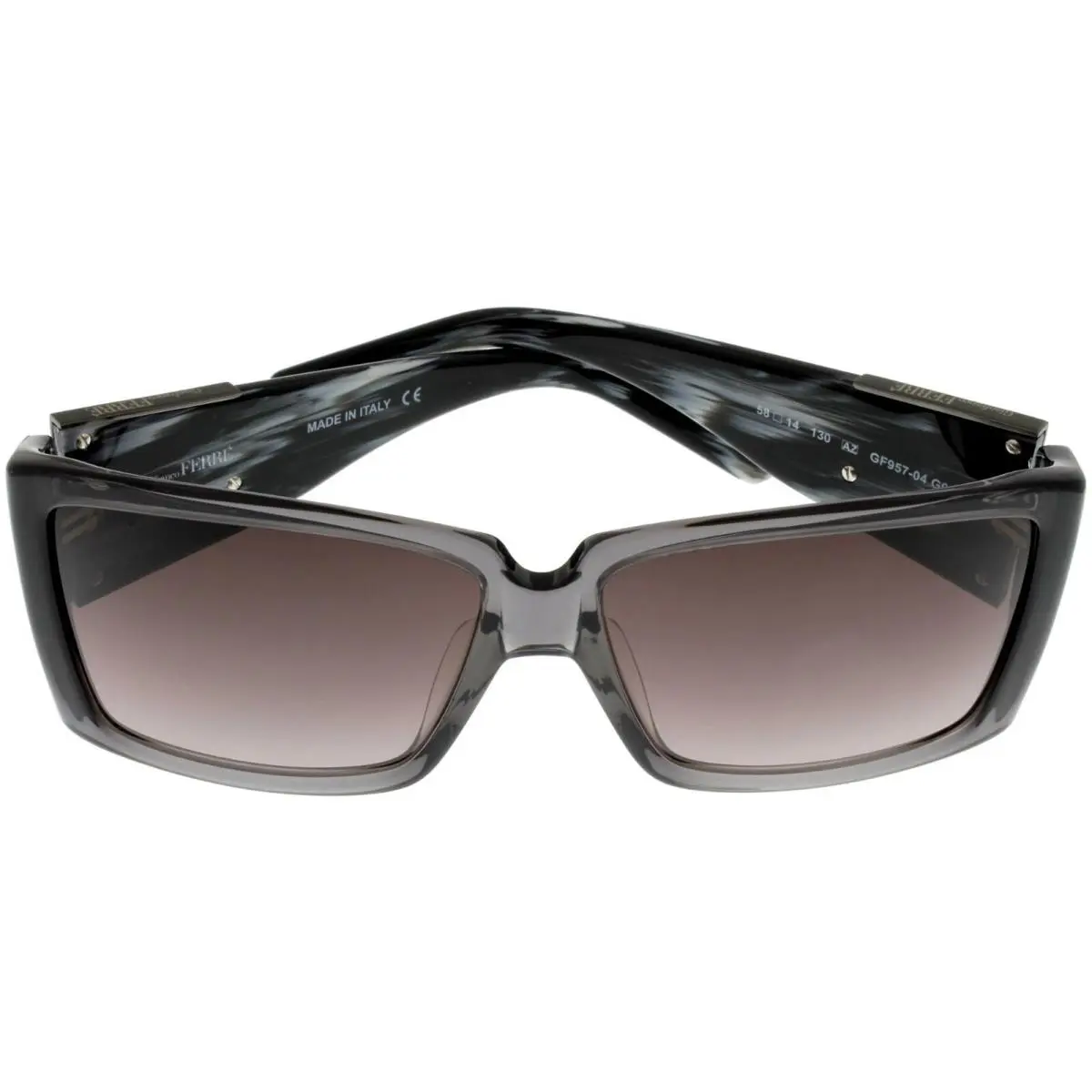 Gianfranco Ferre Sunglasses Women Grey Swarovski Rectangle GF957 04