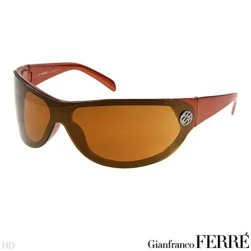 FF58004 Orange Ladies Wrap Style Sunglasses Made In Italy by Gianfranco Ferre