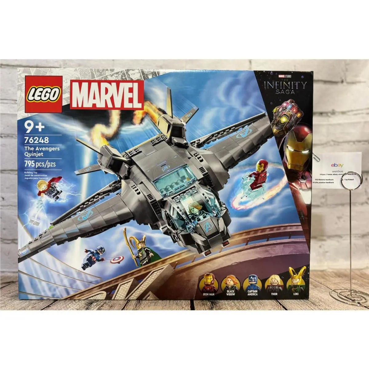 Lego Marvel The Avengers Quinjet 76248 - Free n From Usa