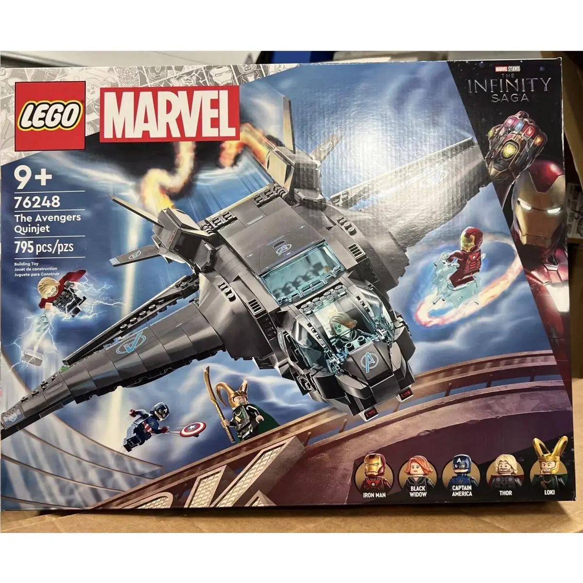 Lego Marvel Avengers Quinjet 76248 Building Toy Set - 795 Pieces