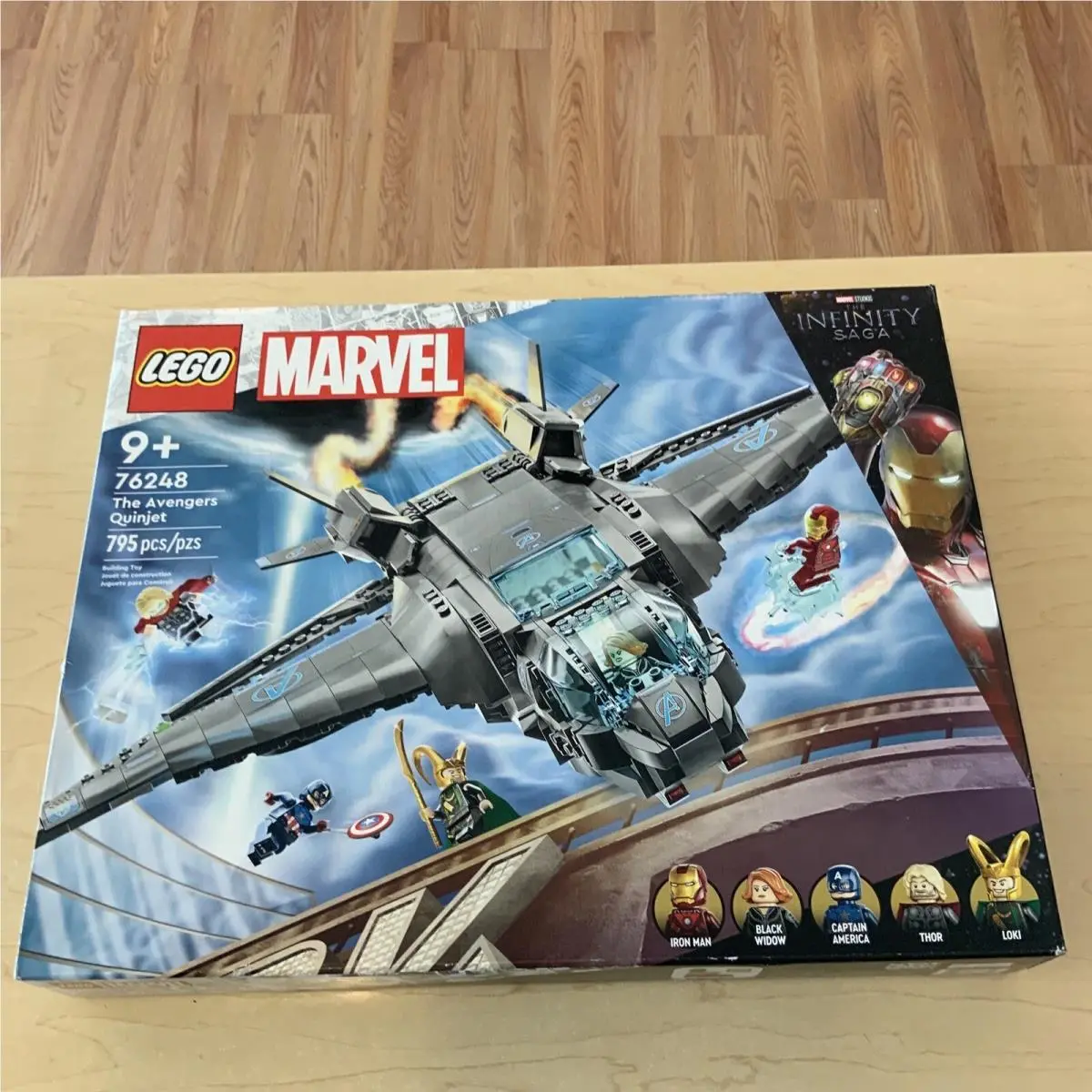 Lego 76248 Marvel The Avengers Quinjet Iron Man Thor Loki